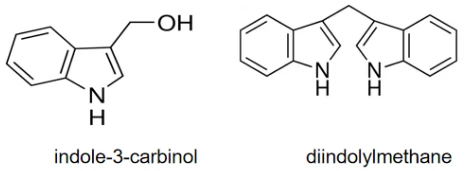 Indole-3-carbinol powder and diindolylmethane powder structure Indole-3-carbinol powder and diindolylmethane powder structure